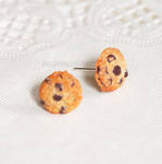 Choc chip cookie studs by BadgersBakery