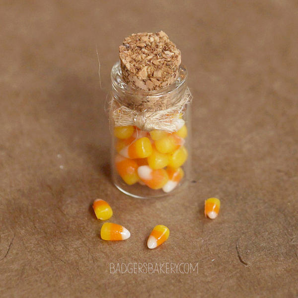 miniature Candy Corn bottle