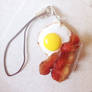 Bacon and Egg Cellphone Charm