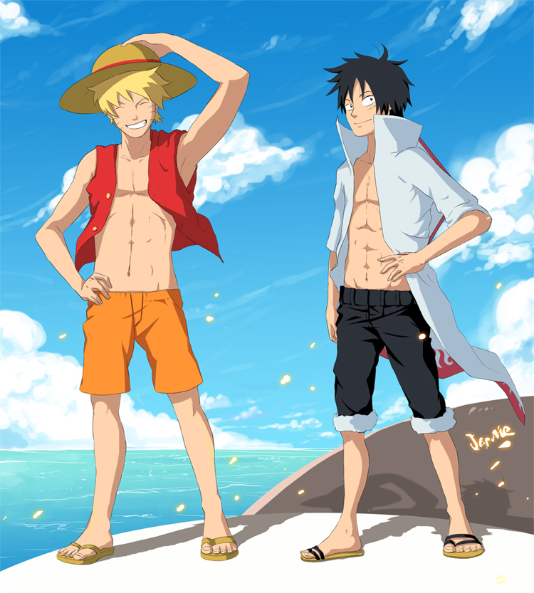 SS for IlaB - Naruto and Luffy