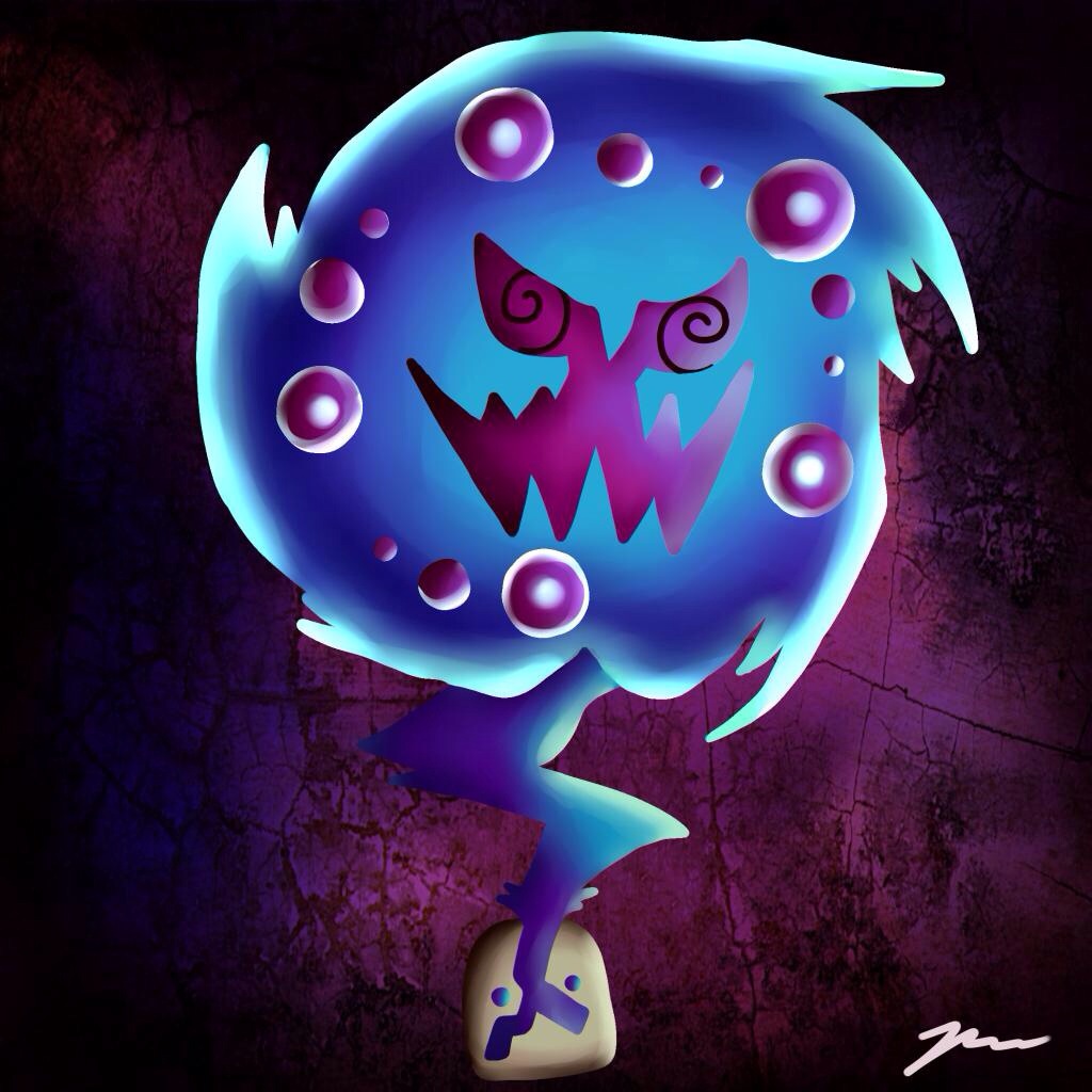 Shiny Spiritomb Global Link Art by TrainerParshen on DeviantArt