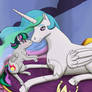 FutureHooves: Luminara's Mwah for Mommy Celestia