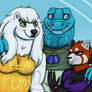 EF: Princess Red Panda, Lady Bear, + Azurlligator