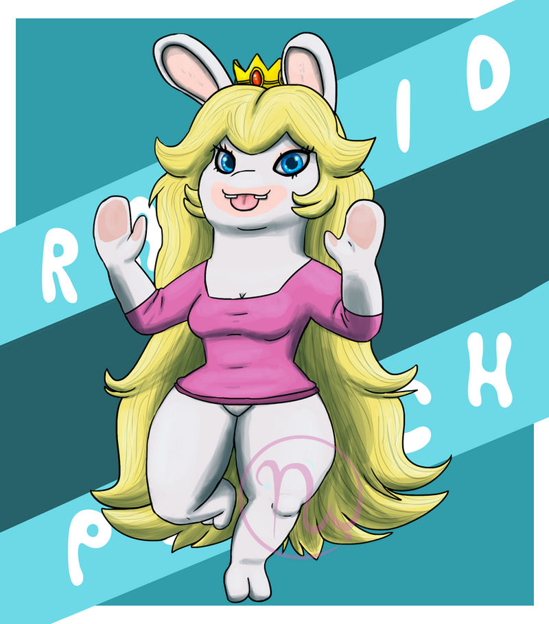 Primcess Peach Rabbid Rabbid (Princess) Peach Time! by Azurllinate on DeviantArt