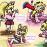 Rabbid Peach: Dressed and Ready