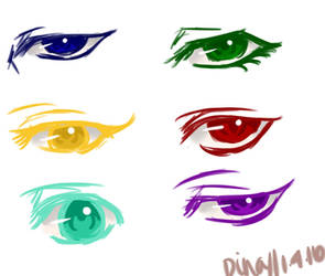 Generation of Miracles + Kuroko Eyes