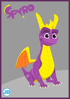 Spyro created in my style.