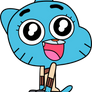 Gumball Smiling Vector