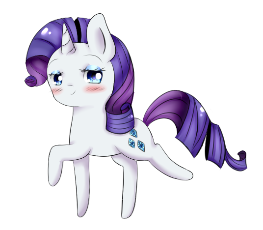 Chibi Rarity by SoAdoptable on DeviantArt