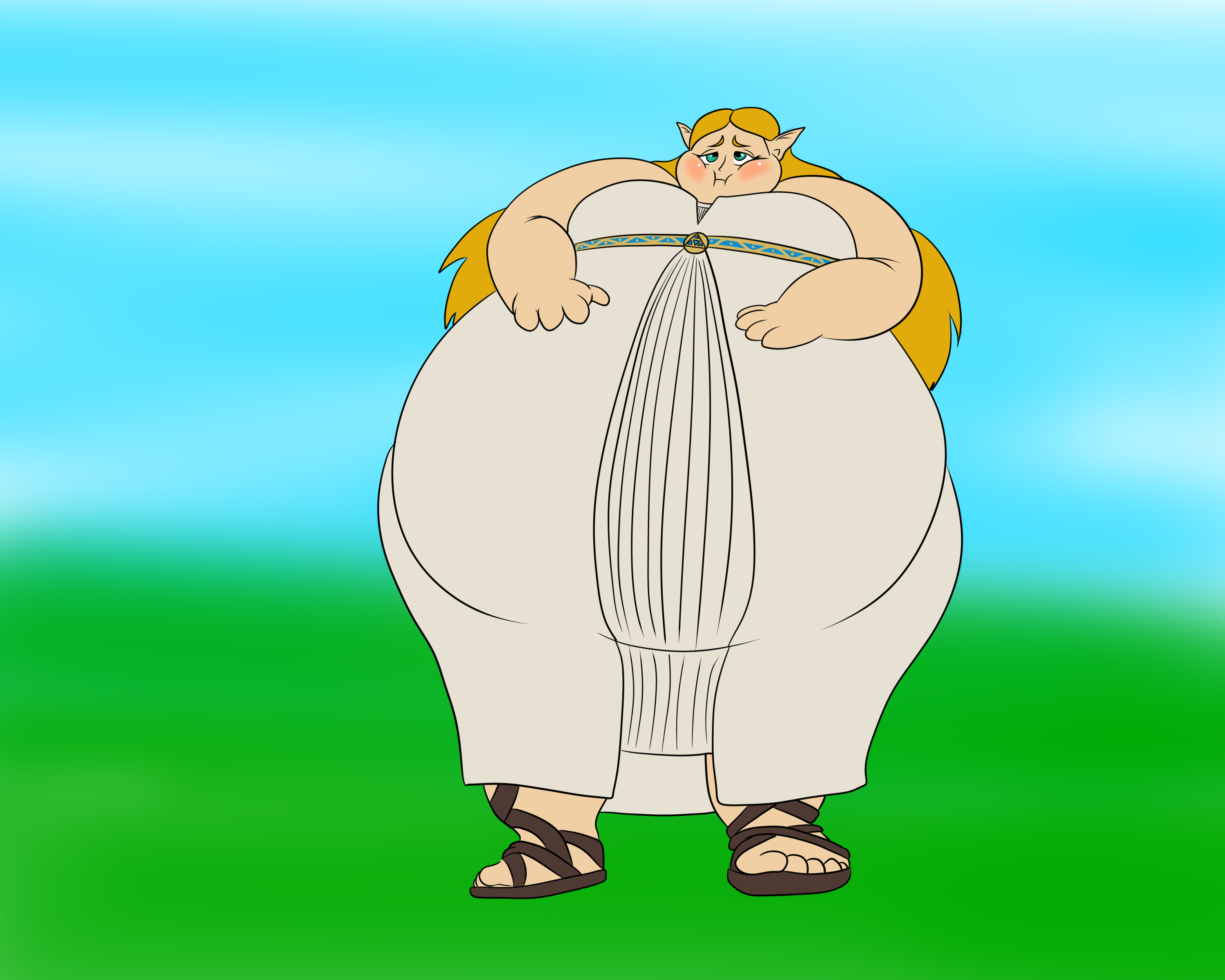 Zelda Fat by UmbraHive on DeviantArt