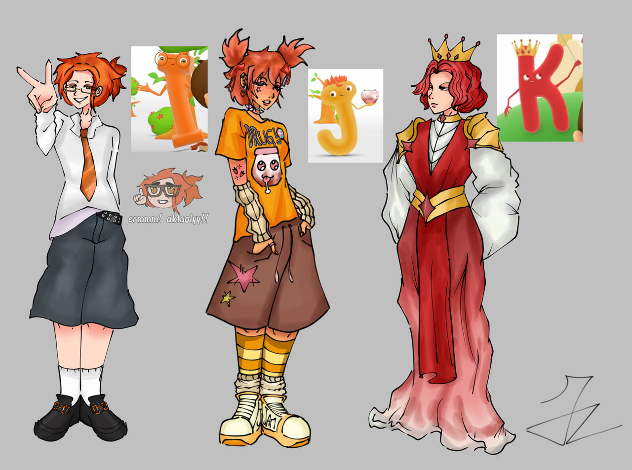 Humanized Let Me Charlie and the alphabet humanized (PART 4) by TheRottenMelody182 on ...