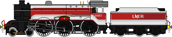 LNER B17 (modern livery) by NewObanProductions19 on DeviantArt