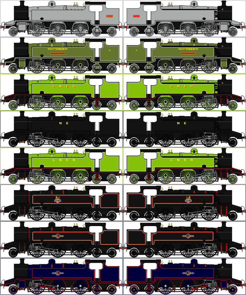 LNER L3 (ex-SR K class) by NewObanProductions19 on DeviantArt
