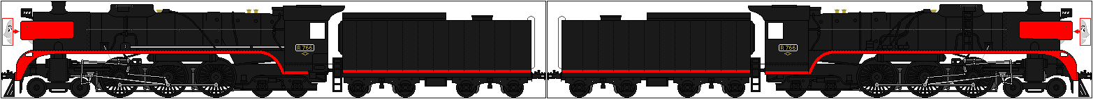 Vr R761 VR 4-6-4 No. R766 (Standard Gauge) by NewObanProductions19 on DeviantArt