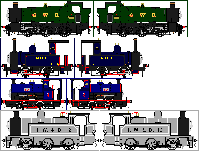 Industrial Locomotive Group steam engines by NewObanProductions19 on ...