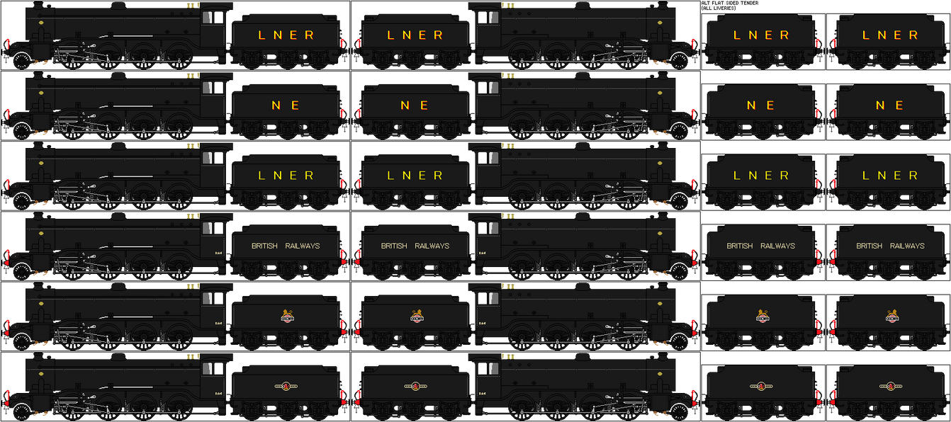 LNER Gresley O2/3 class 2-8-0 base by New-Oban-Productions on DeviantArt