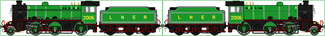 (OC) LNER K1 No. 2006 'Peppy' by NewObanProductions19 on DeviantArt