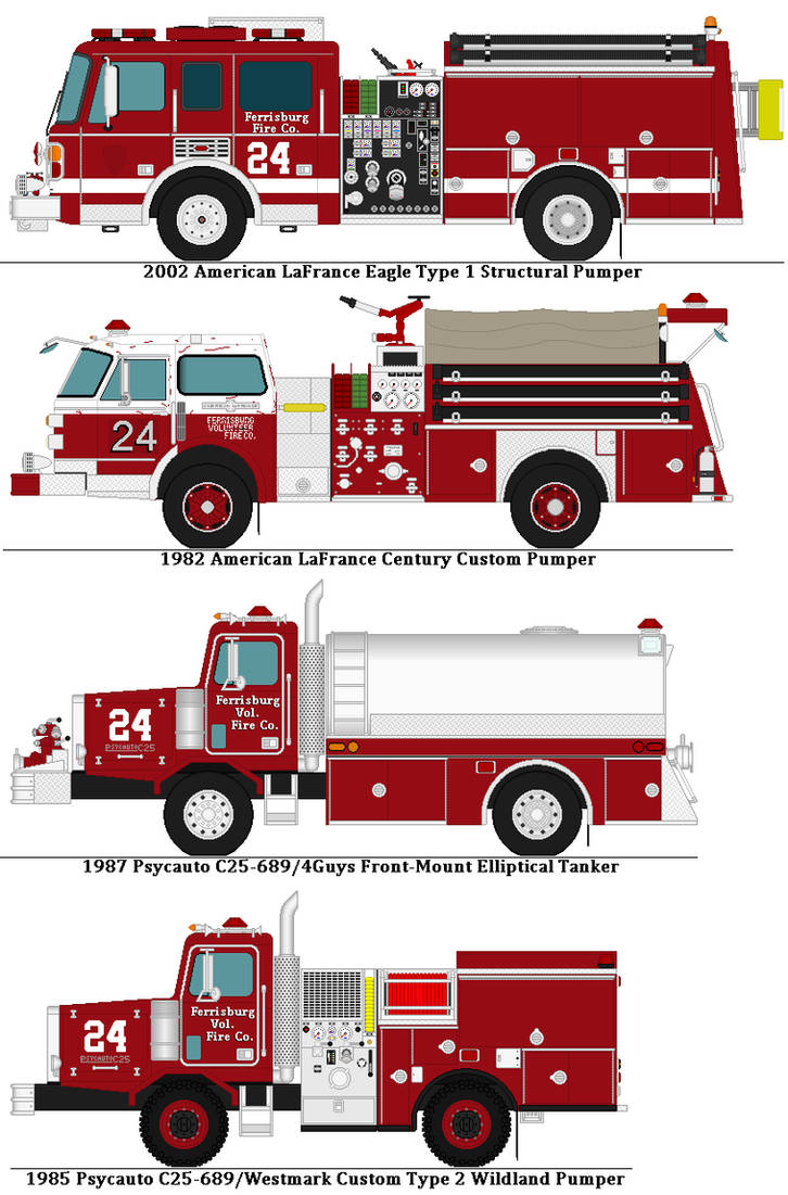 Deviantart Fire Engine Ferrisburg Vol. Fire Co. 24 by TrooperFrag on DeviantArt