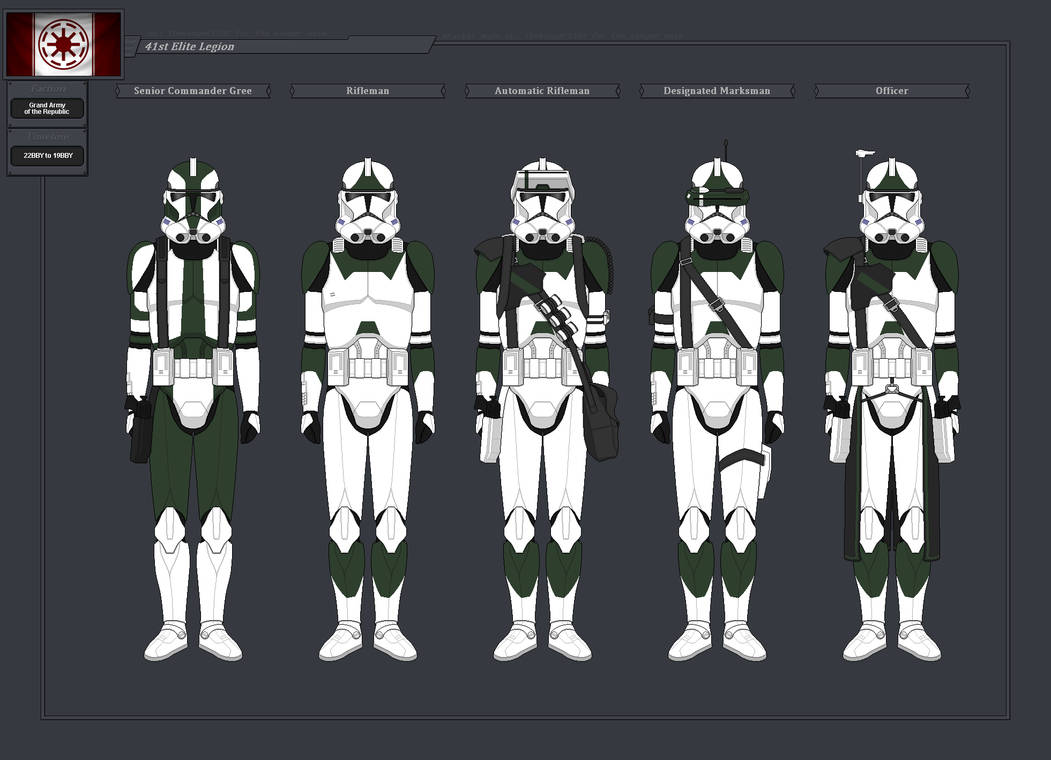 41st Elite Legion by TrooperFrag on DeviantArt