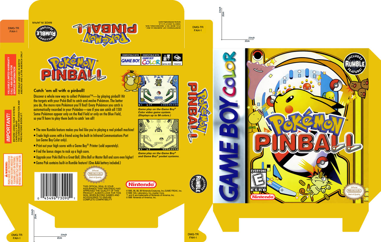 Pokemon Pinball FredoZero DeviantArt