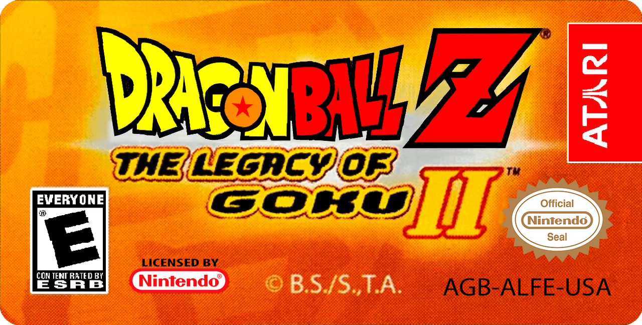 DBZ Legacy of Goku 2 - Game Boy Advance Label by FredoZero on
