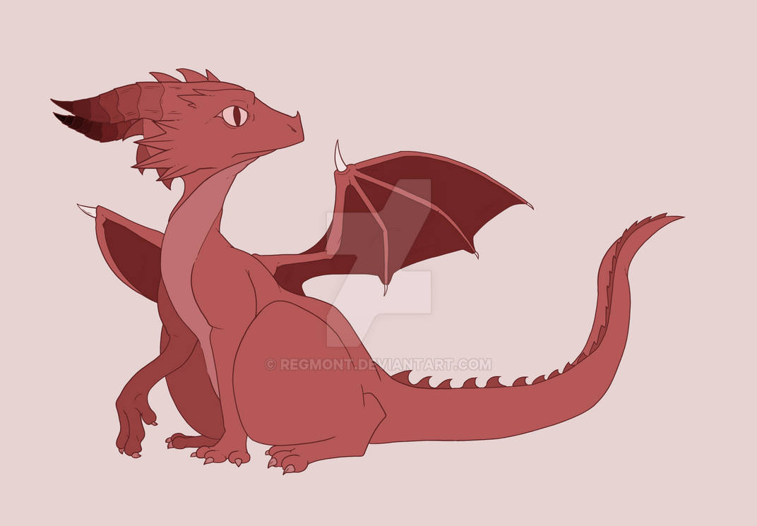 lil red baby dragon