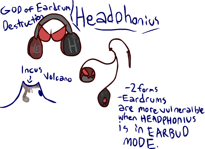 HEADPHONIUS the god of EARDRUM DESTRUCTION