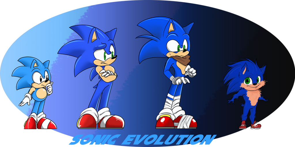 Sonic Rings Evolution Sonic Evolution by LumiBlu on DeviantArt