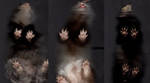 Ferret paw pads by Shegoran
