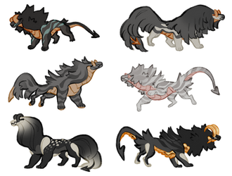 Fenris Hellhound adoptable 18$