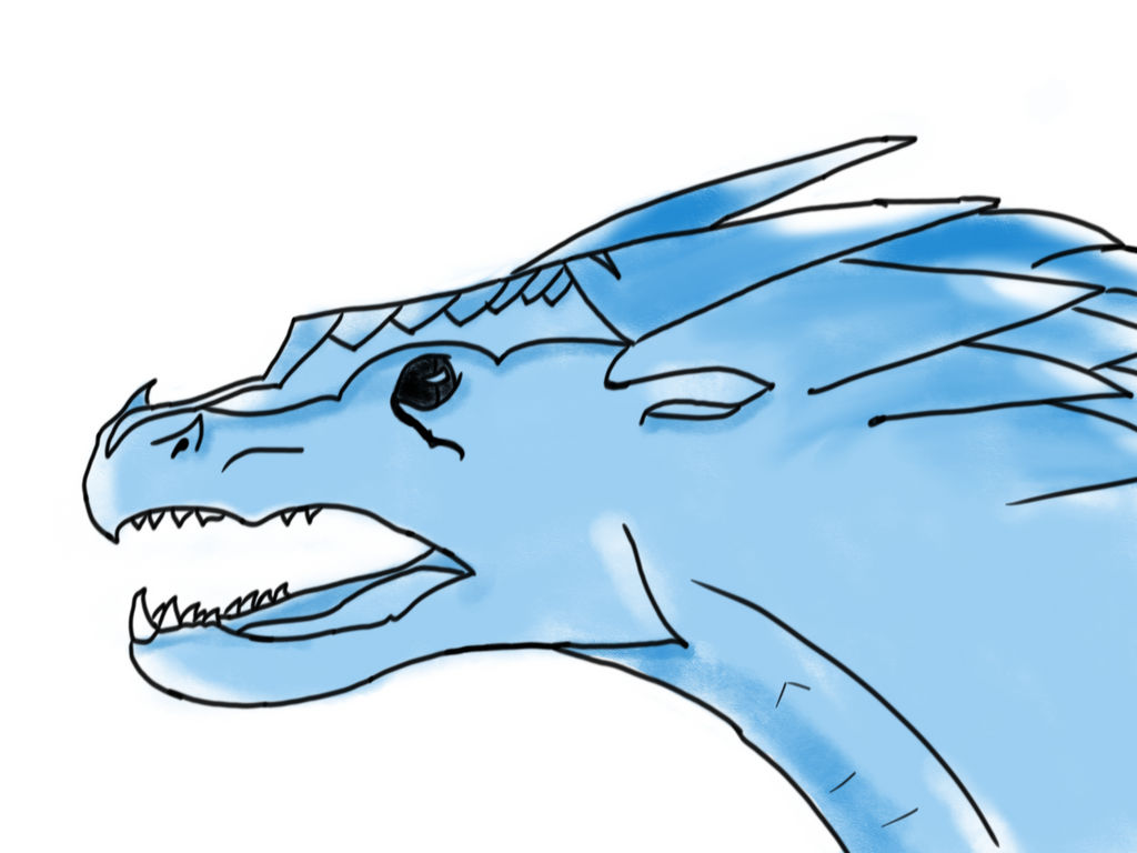 Simple Icewing IceWing from Wings of Fire by LordWolf2 on DeviantArt