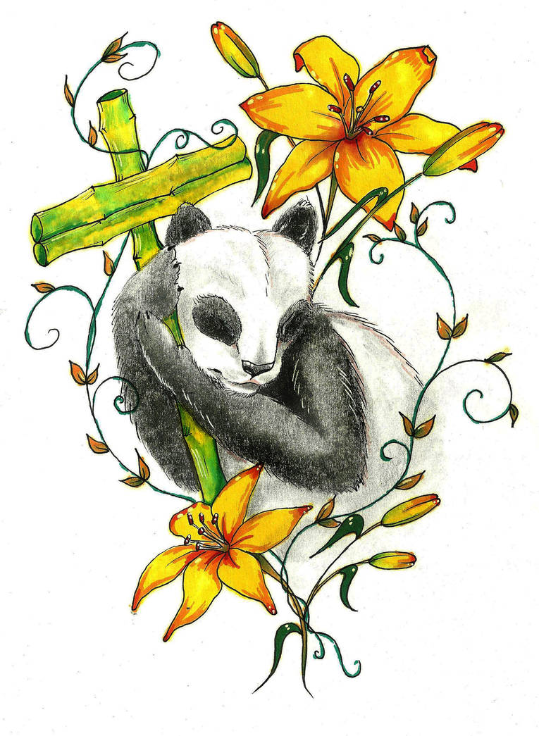 Panda and Cross by artfullycreative on DeviantArt
