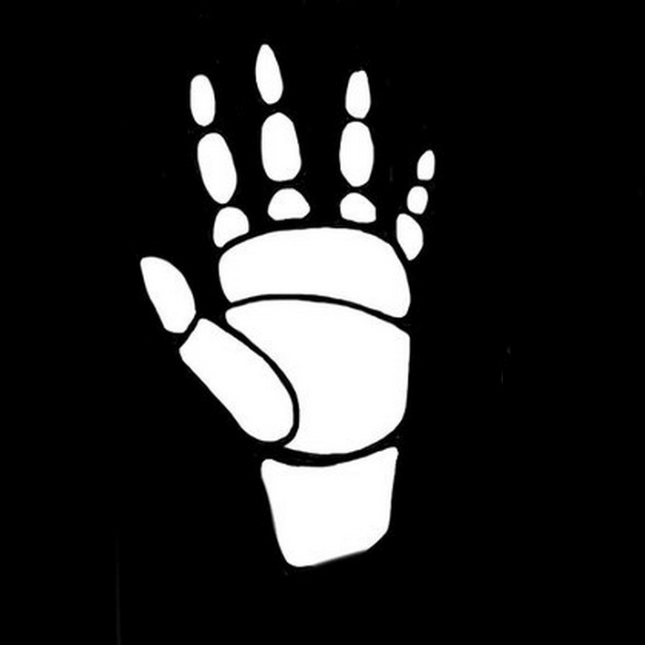 Hand negative space by SilverTheCreator on DeviantArt