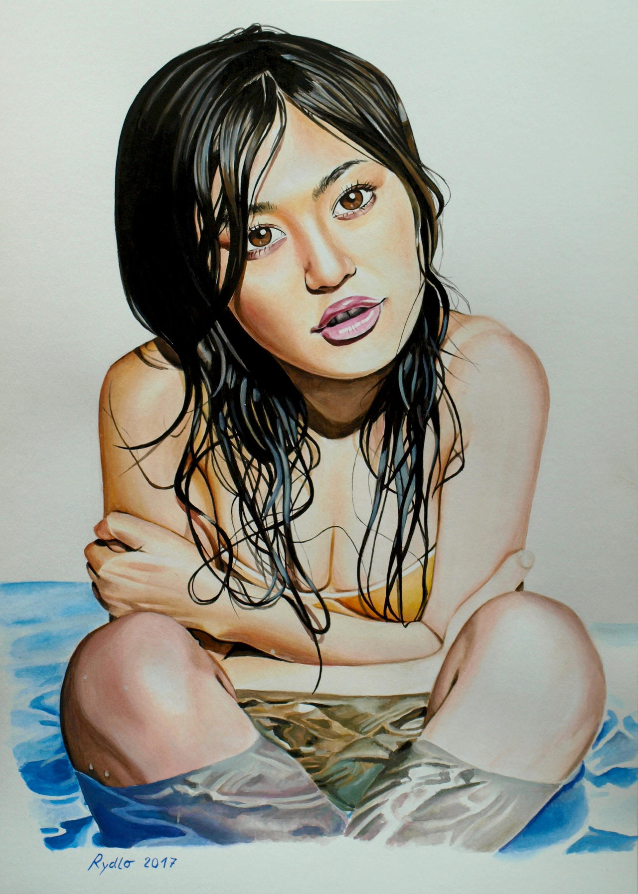 Girl in water