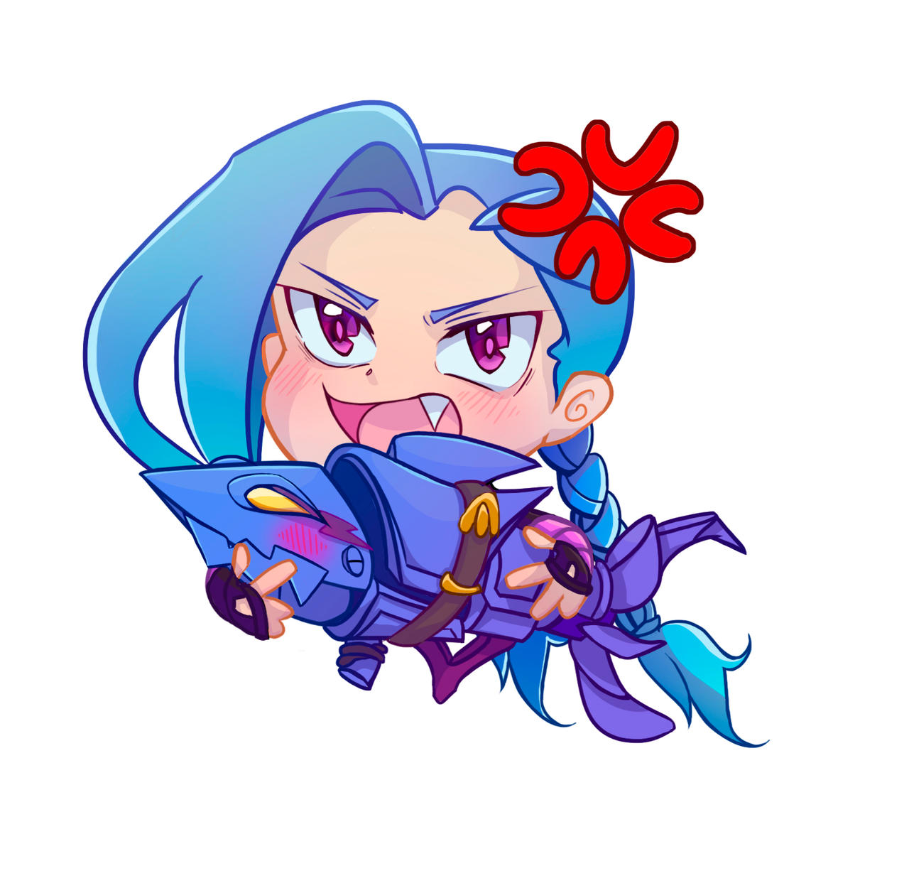 Stickers\ LeagueOfLegend\ Jinx by AsaOlzon on DeviantArt