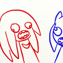 Sonic and Knuckles derpin' out