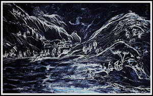 Chinese Landscape drawing