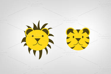 Lion and Tiger PSD