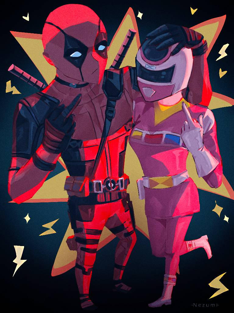 Deadpool and me in power ranger version by Sue-Nezumi on DeviantArt