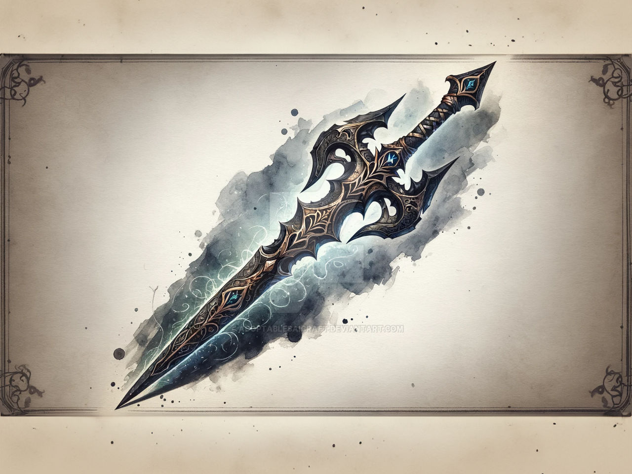 Duskblade of the Drow Prince. Adoptable Item 5$ by AdoptablesAICraft on ...