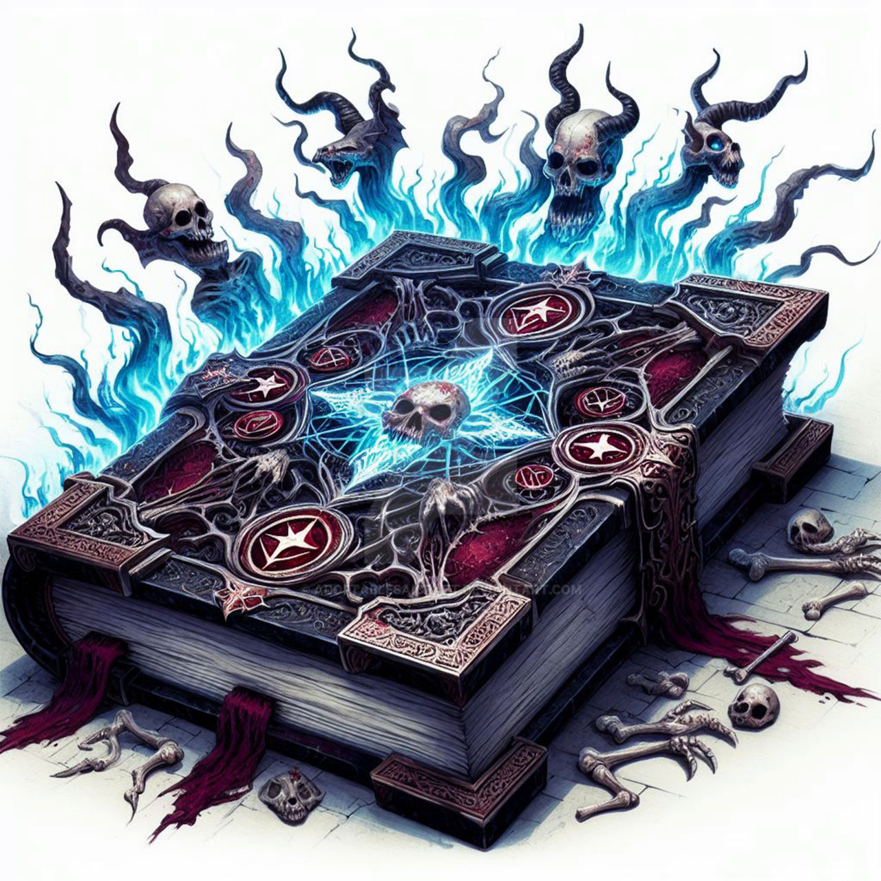The Necropotent Grimoire. DnD RPG Item 5$ by AdoptablesAICraft on ...