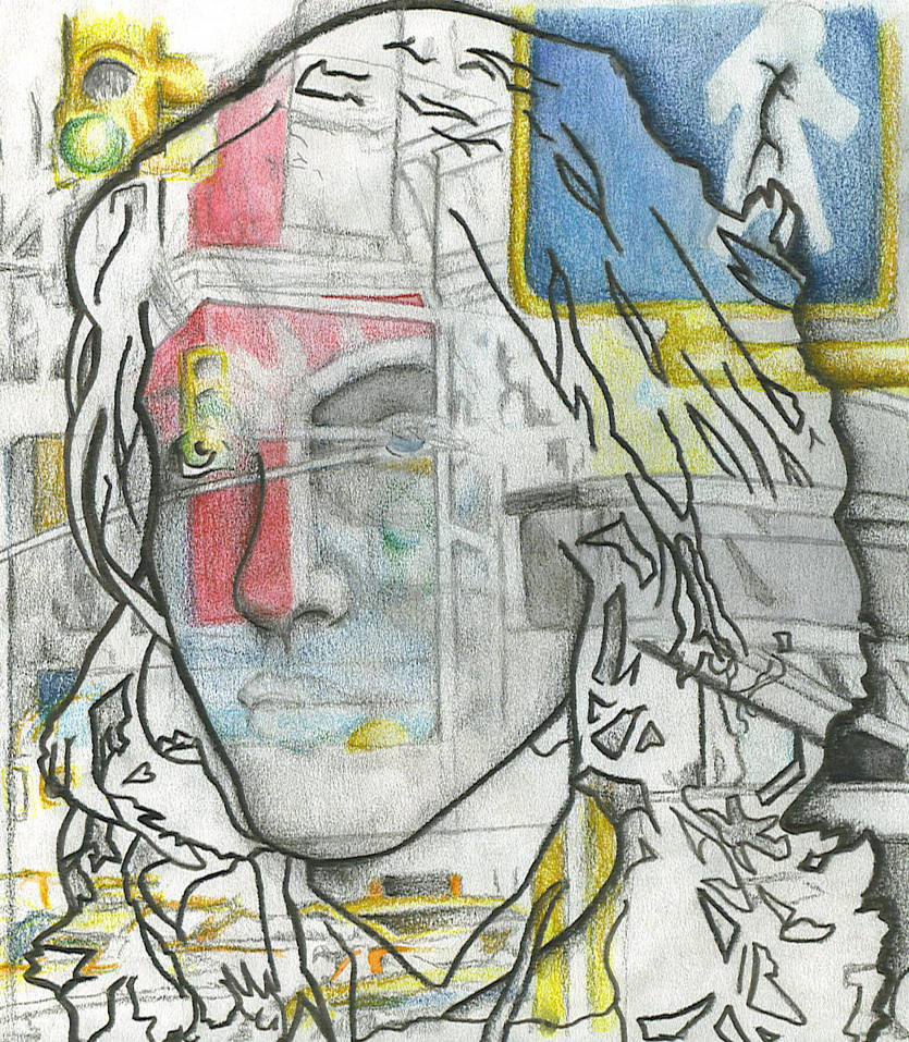 NYC and me... Self Portrait by alexisvaught on DeviantArt