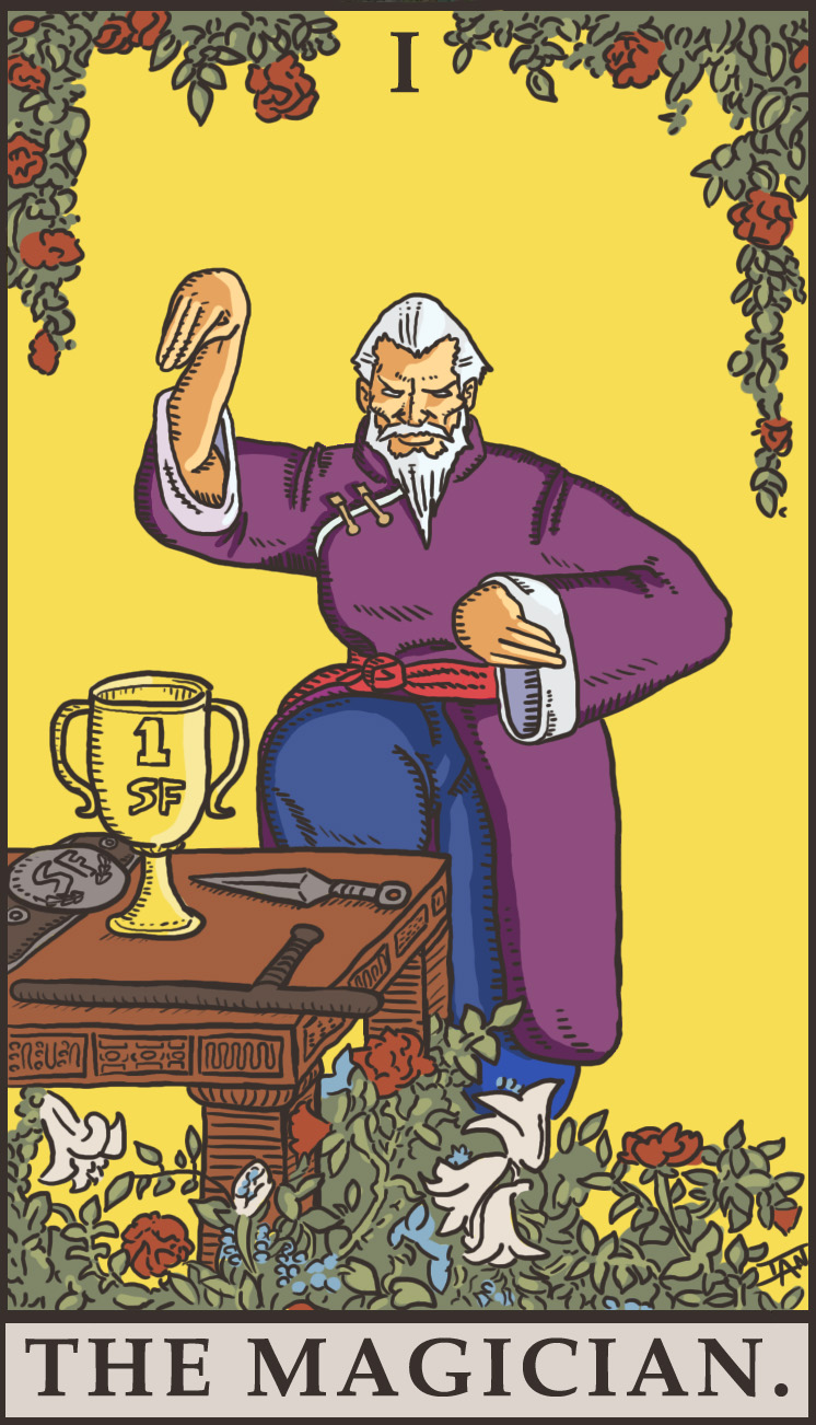 Street Fighter Tarot - The Magician