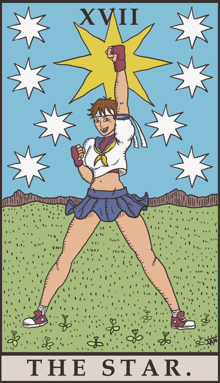 Street Fighter Tarot - The Star