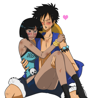 Suzuki and Luffy by Honeysan