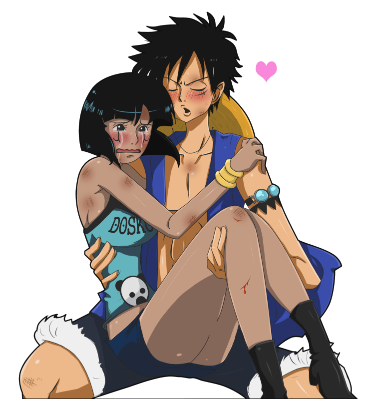 Suzuki and Luffy by Honeysan