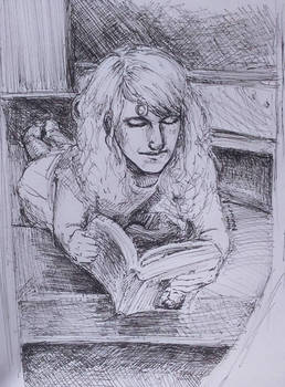 Reading girl