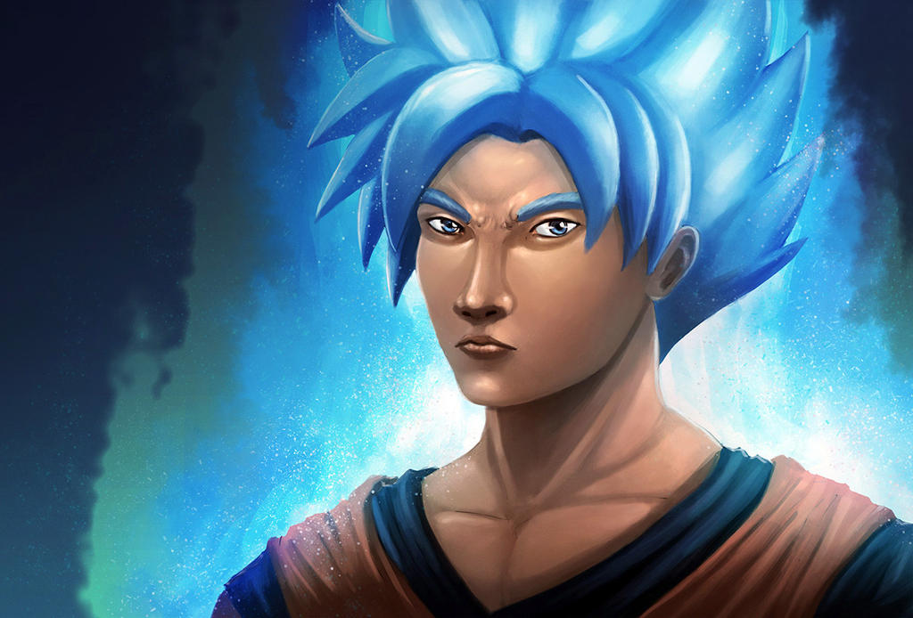 Goku Super Saiyan Blue Hair Costume - wide 5