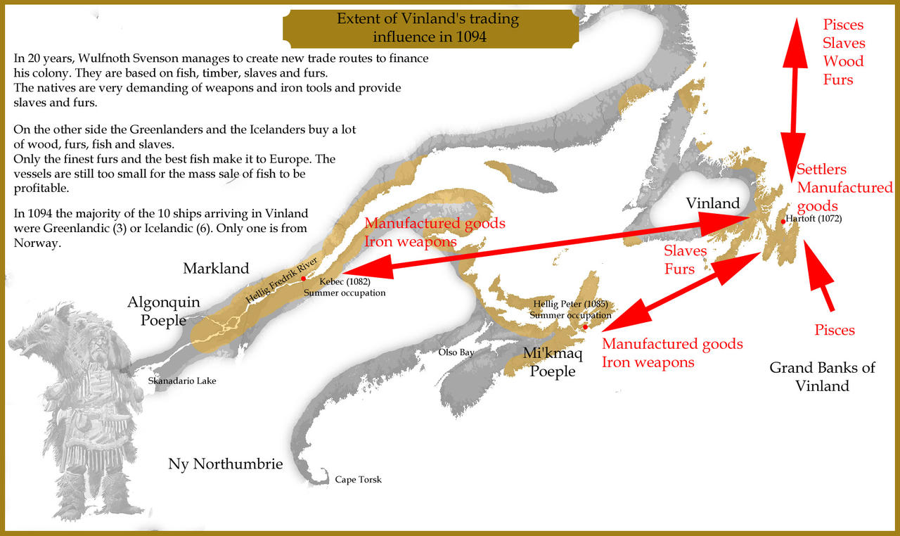 1094 - Extent of Vinland's trading influence