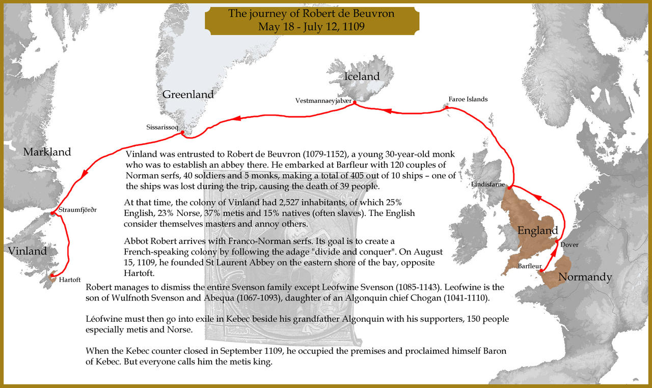 1109- The journey of Robert de Beuvron